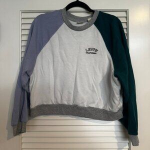 Levi's Tricolored Crop Sweatshirt Women's Size Medium